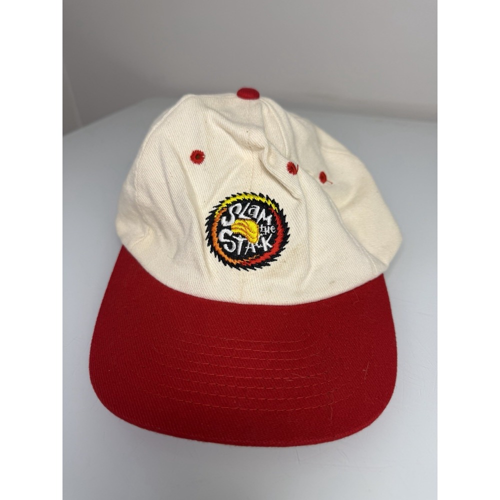 Vintage 90's Pringles "Slam The Stack" Strap Back Hat Cap Dad Promotional